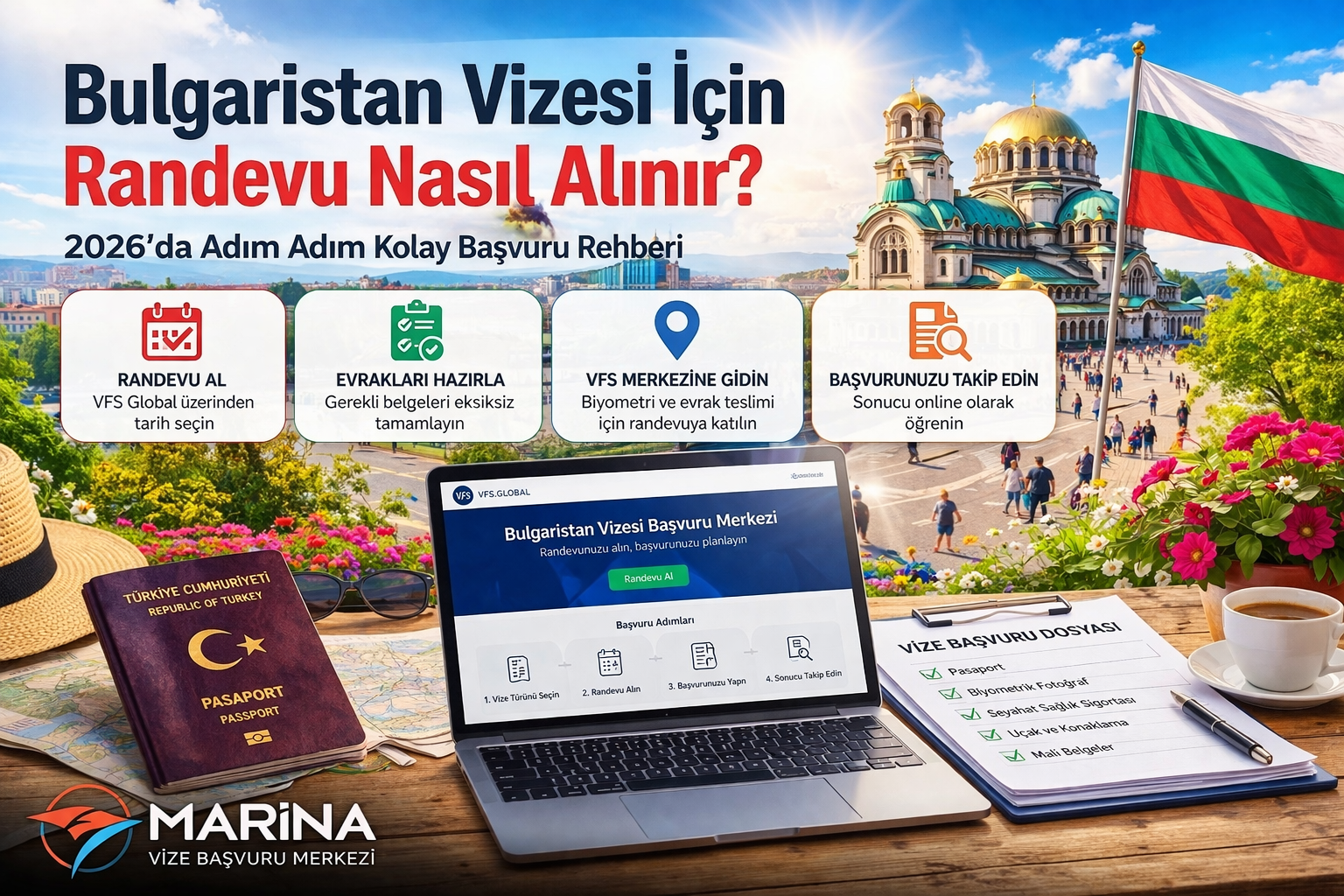 Bulgaristan vizesi için randevu nasıl alınır? 2026 güncel rehberde VFS adımları, başvuru merkezleri ve dikkat edilmesi gerekenleri öğrenin.